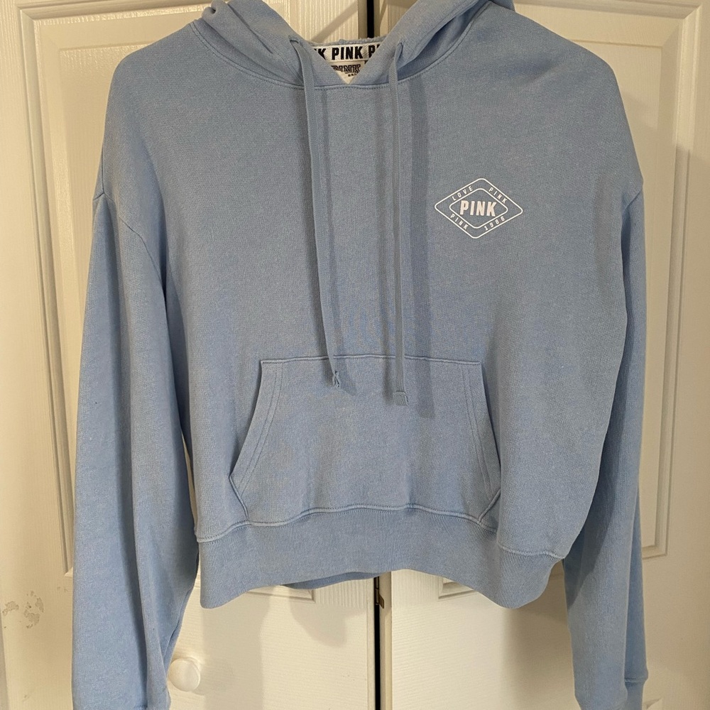 PINK Victoria’s Secret Crop Hoodie xs